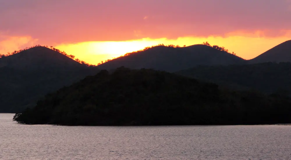 Sunset at Nabuclod Mountain