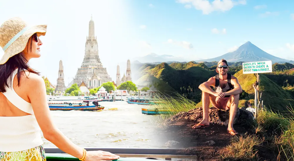 Thailand vs Philippines Landmarks